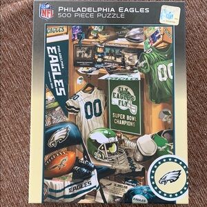 Philadelphia Eagles Memorabilia Puzzle Super Bowl Champions